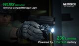 NEXTORCH Flashlight Waterproof Shockproof Bulb 230 Lumen CE TACTICAL WL10X