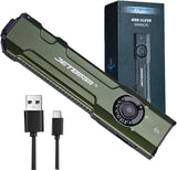 JETBeam E26 Pocket Flashlight,3600LM Rechargeable Flashlight,with Green Beam