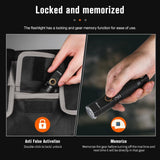 NICRON L71 Flashlights High Lumens Rechargeable Magnetic Torch 90° Working Light