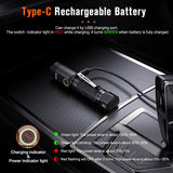 NICRON L71 Flashlights High Lumens Rechargeable Magnetic Torch 90° Working Light