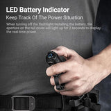 NEXTORCH TA30C MAX Tactical Flashlight, 3000 High Lumens Reachargeable Torch