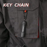 Mini LED Flashlight NICRON N1 with Keychain, EDC Light with AAA Battery Include, IPX7 Waterproof Build for Outdoor Camping etc.