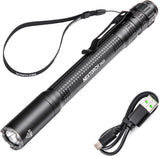 NEXTORCH TA22 Tactical EDC Flashlight Penlight Rechargeable Pen Flashlight, 850 Lumens, Waterproof & Impact-Resistant with Multi-Mode Options, Perfect for Law Enforcement & Tactical Applications