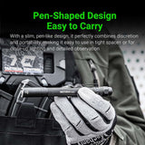 NEXTORCH TA22 Tactical EDC Flashlight Penlight Rechargeable Pen Flashlight, 850 Lumens, Waterproof & Impact-Resistant with Multi-Mode Options, Perfect for Law Enforcement & Tactical Applications