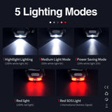 Rechargeable Headlamp COSMOING 500 Lumen Ultra Bright Headlamp