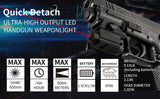 650nm Hunting Adjustable Sighting Red Laser Sight Pistol Gun Light 500 Meters