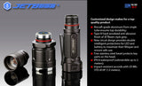 JETBeam Super Bright 1100 Lumens Tactical Cree LED Flashlight 18650 320 Meters