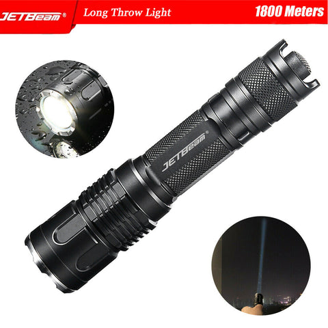 JETBEAM White Laser LEP Flashlight Spotlight Long Throw Light