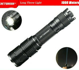 JETBEAM 1000M White Laser LEP Flashlight Spotlight Long Throw Light Torch 21700