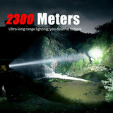 JETBEAM 2300 Meters White Laser LEP Flashlight Spotlight Long Throw Light 21700
