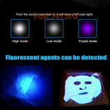 Nicron Handheld Rechargeable UV Flashlight Swivel Head Magnetic Black Light Flashlight