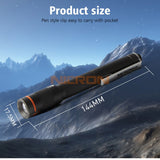 NICRON 1W 2xAAA Color Match Pen Flashlight 120LM 61M Beam Distance Waterproof IP65 Mini Home Torch Lamp B22 For Maintenance etc