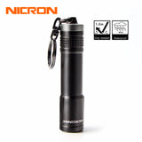 NICRON 1xAAA Mini Key Chain Flashlight 24M Beam Distance 0.5W 20LM LED Torch Waterproof IPX4 For Home For Household Outdoor N1