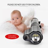 NICRON 2xAAA Red Laser Pen Flashlight Waterproof IP65 Mini Torch Lamp Lighting For Guide Outdoor 120Lumens 75M Beam Distance B24