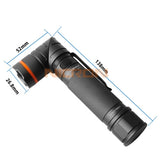 Nicron Black Light Flashlight UV Flashlight with Corner Type Head and Magnetic Basse