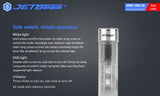 JETBEAM MINI ONE SE Max. 500 Lumen Fluorescence Whitening Agent Detection Durable Plastic Keychain Flashlight