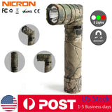 Nicron B70Plus 950LM Magnetic Twist 90° Tactical Rechargeable Flashlight