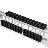 4 Pack M-LOK Aluminum 3 Slot 5 Slot 7 slot 13 Slot Rail Section Picatinny Weaver