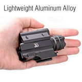 Compact Hunting Red Laser Gun Pistol Light Sight Combo Rail LED Flashlight 16340