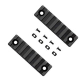 4 Pack M-LOK Aluminum 3 Slot 5 Slot 7 slot 13 Slot Rail Section Picatinny Weaver