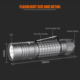 Nicron N8 Super Bright 950LM Cree LED Rechargeable Flashlight