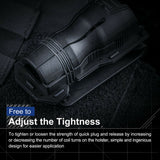 NEXTORCH 360°Tactical LED Flashlight Holster Angle Rotatable Duable Holder